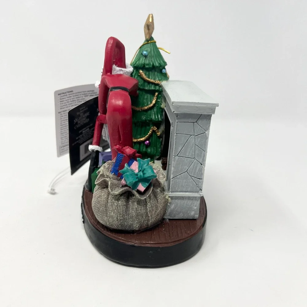 Disney Nightmare Before Christmas 30th Anniversary Santa Jack Light Up Scene NEW